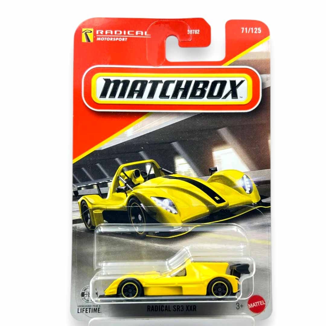 Matchbox Imported Radical SR3 XXR Die-Cast Car| 1:64 Scale