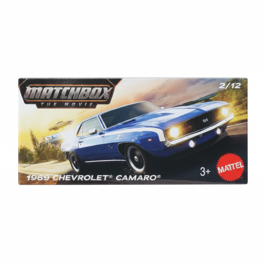 Matchbox Imported The Movie 1969 Chevrolet Camaro Die-Cast Toy Car – 1:64 Scale Collectible Model