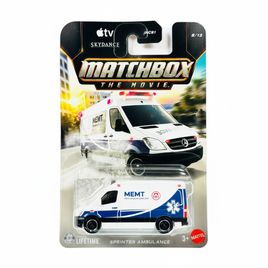 Matchbox Imported The Movie 2024 Mercedes-Benz Sprinter Ambulance Die-Cast Vehicle