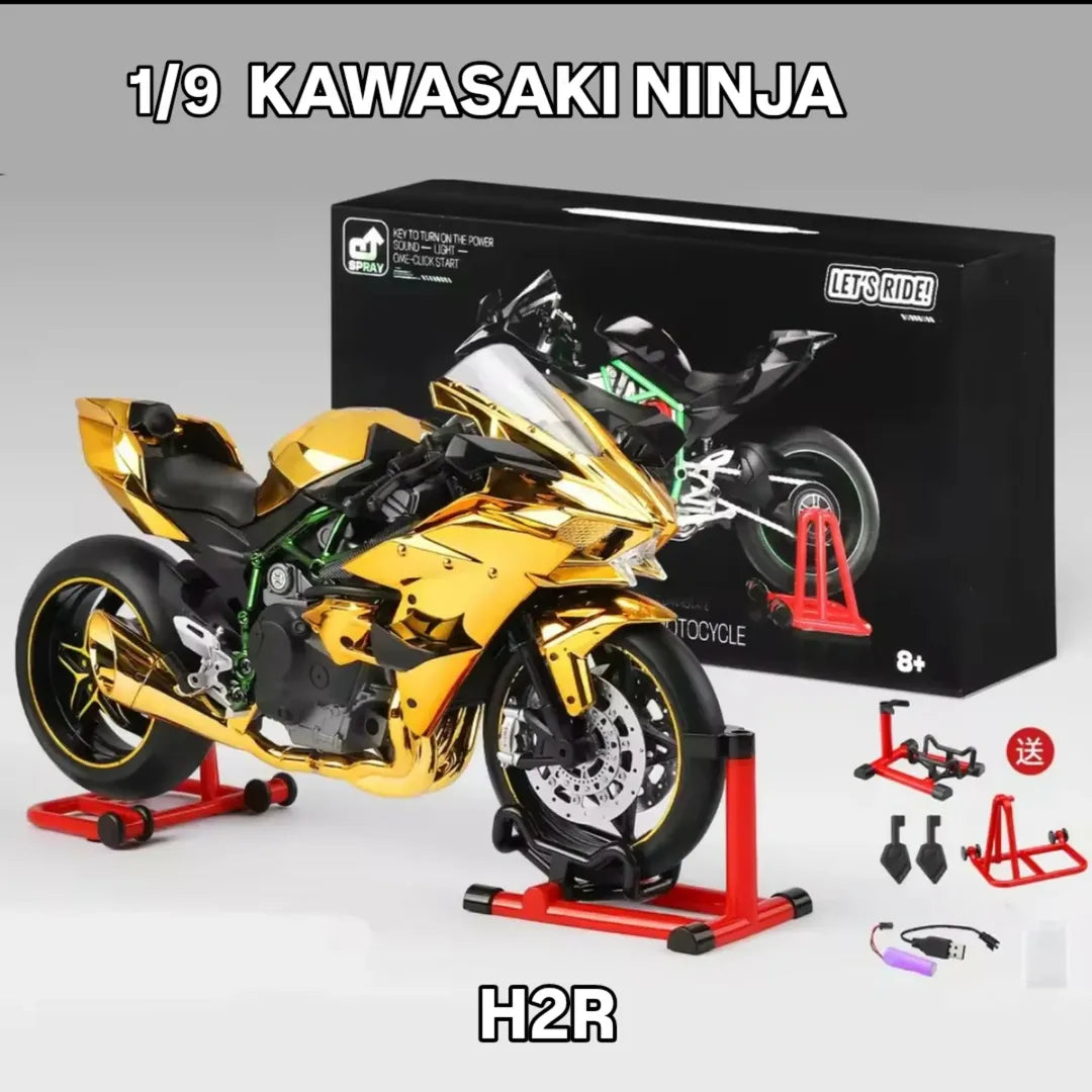 Speed Motocycle Kawasaki Ninja H2R Alloy Model 1:9 Scale