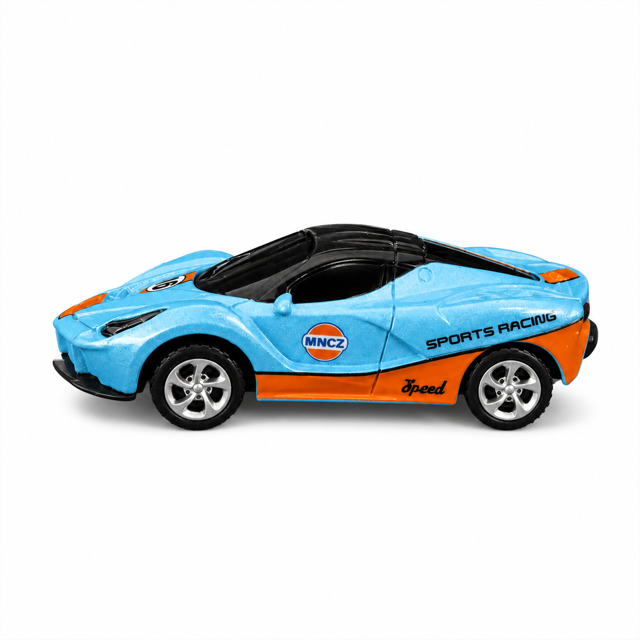 Trasped Mini Remote control Car 1:64 Scale – High-Speed Alloy Edition with App Control Blue