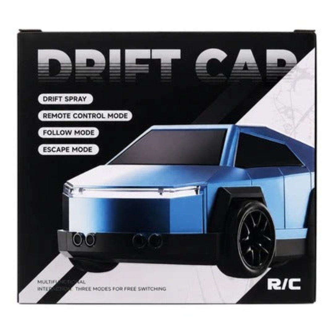 Mini Spray Drift RC Car with Remote Control, Follow Mode & Escape Mode – Blue