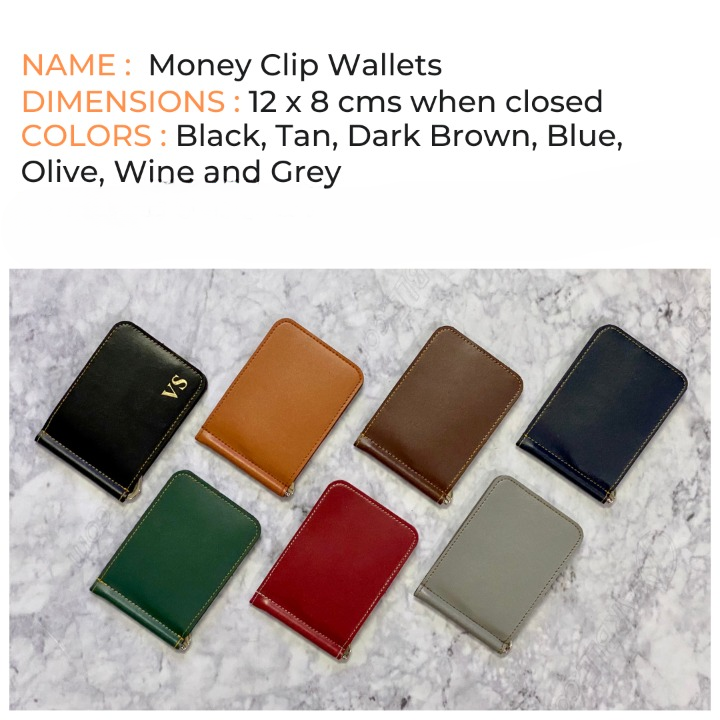 Personalised Money Clip Wallets ( Pre-Paid Orders only) - NO COD on Personalised Orders