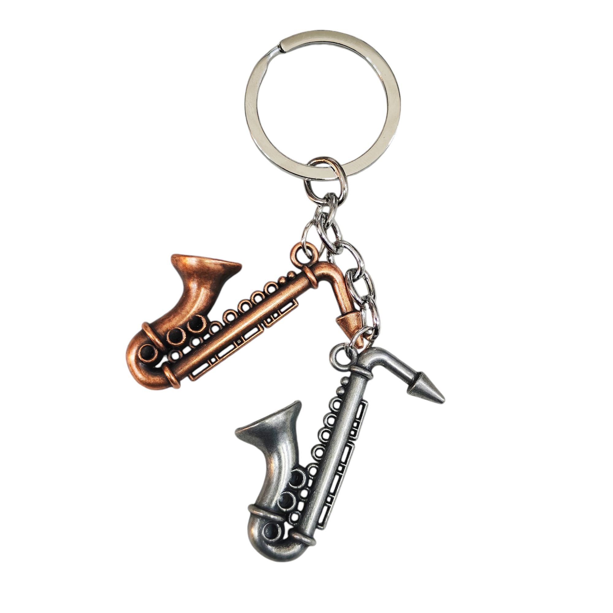 In-1 Saxophone Metal Keychain