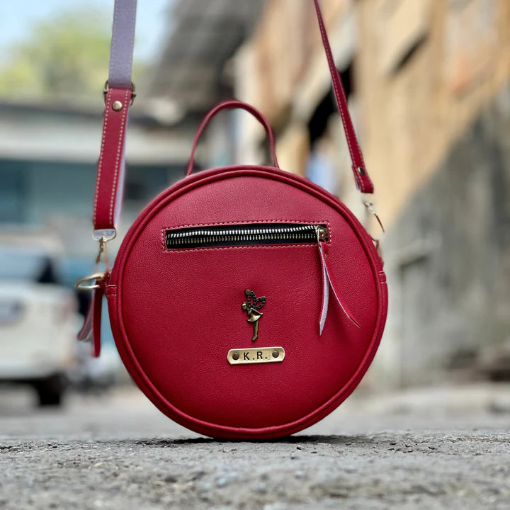Personalised Circular Sling Bag ( No Cod on personalised Orders ) - Prepaid Orders Only