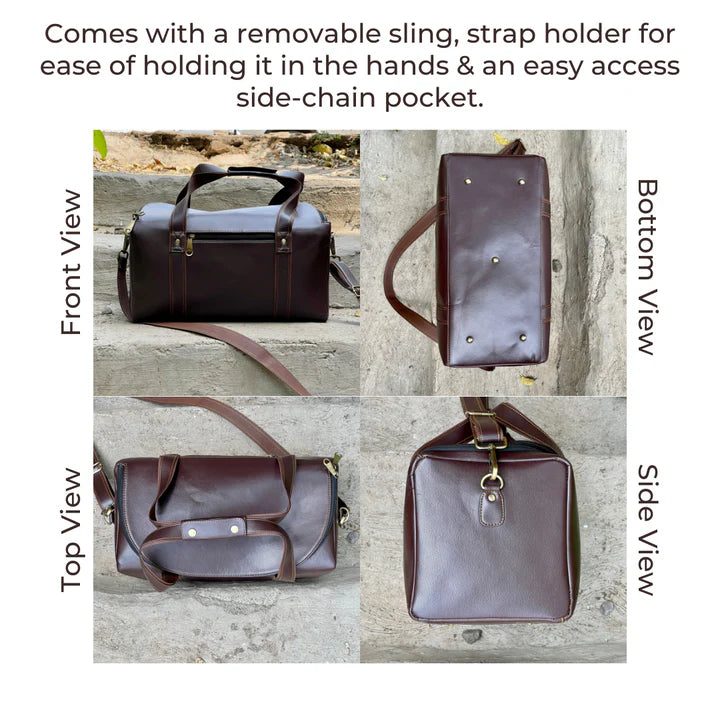 Personalised Duffle Bag With Charm - No COD Allowed On Personalised Product (Select From Drop Down Menu)