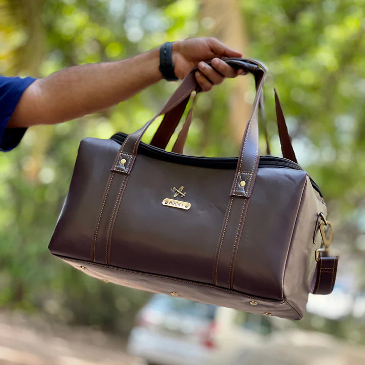 Personalised Duffle Bag With Charm - No COD Allowed On Personalised Product (Select From Drop Down Menu)