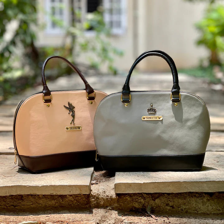 Personalised Ladies Handbag With Charm - No COD Allowed On Personalised Product (Select From Drop Down Menu)