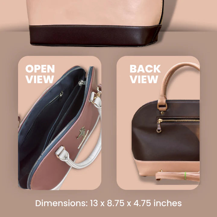 Personalised Ladies Handbag With Charm - No COD Allowed On Personalised Product (Select From Drop Down Menu)