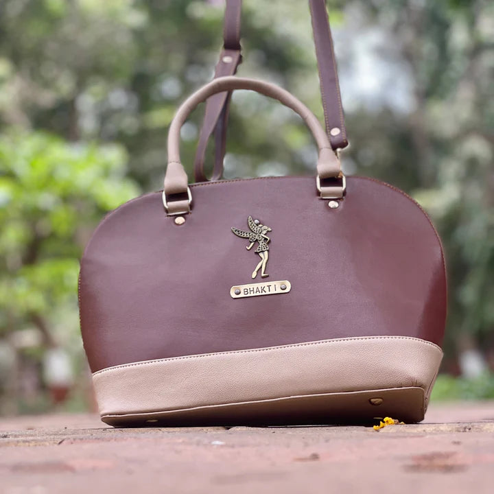 Personalised Ladies Handbag With Charm - No COD Allowed On Personalised Product (Select From Drop Down Menu)