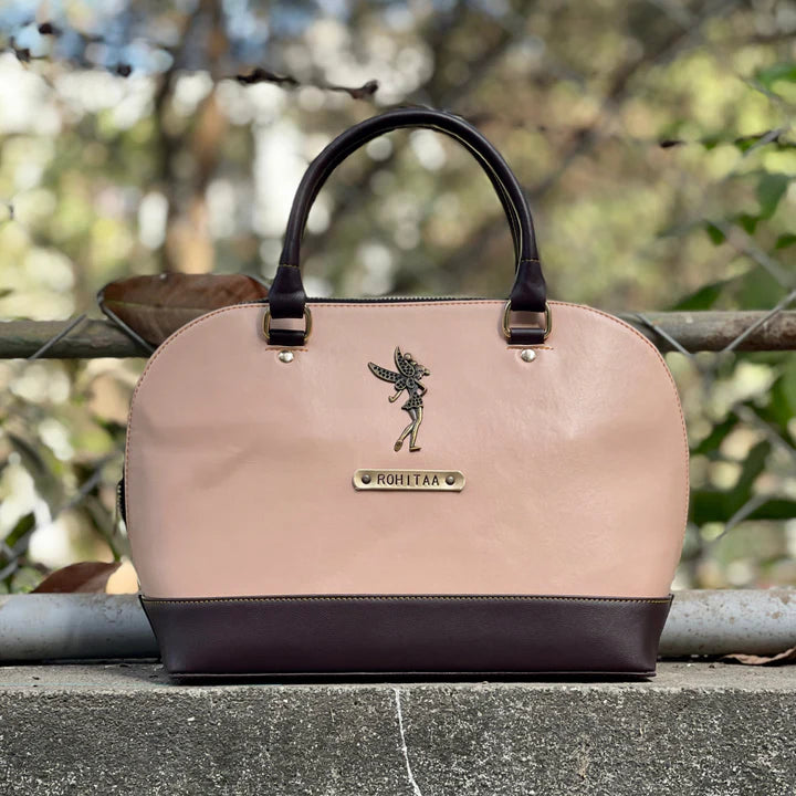 Personalised Ladies Handbag With Charm - No COD Allowed On Personalised Product (Select From Drop Down Menu)
