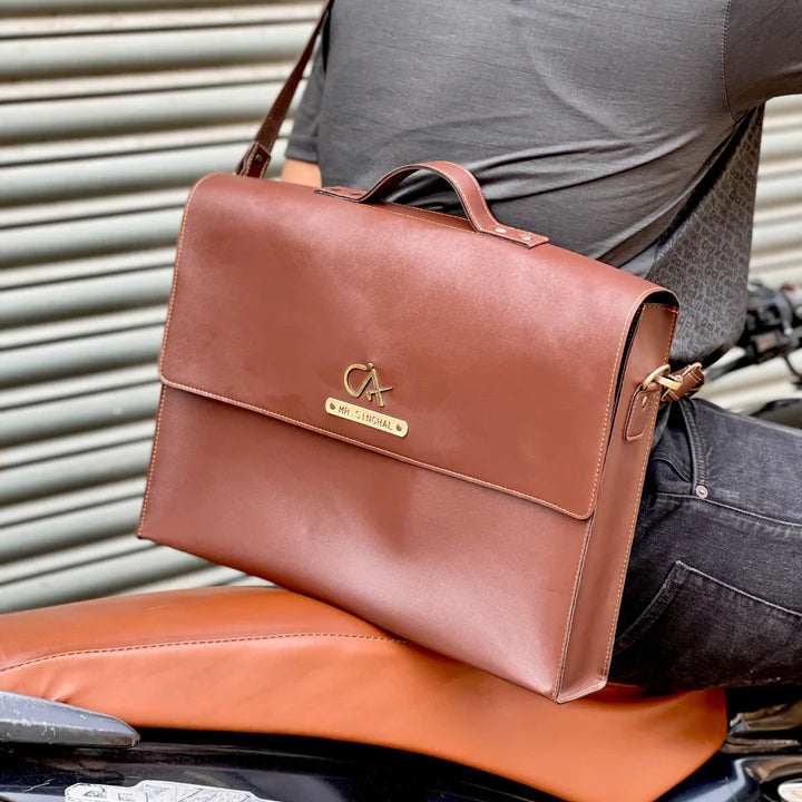 Personalised Laptop Bag With Charm - No COD Allowed On Personalised Product