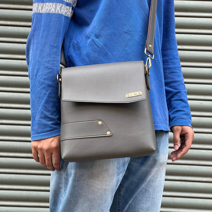 Personalised Men's Sling Bag 1.0 ( No Cod on personalised Orders ) - Prepaid Orders Only