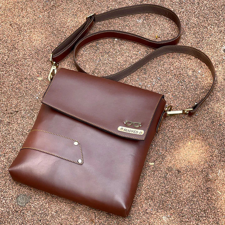 Personalised Men's Sling Bag 1.0 ( No Cod on personalised Orders ) - Prepaid Orders Only