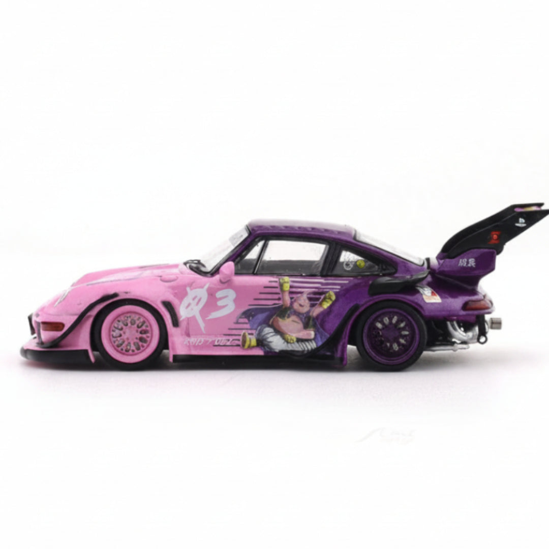 Porsche 911 RWB 1:64 Purple Street Warrior Diecast Model Car