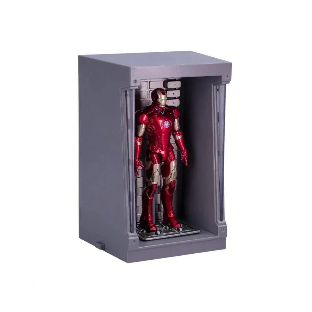 Marvel Studios : The Infinity Saga Mark 3 MK3 4 Inch Scale Iron Man Collection Figures - Light-Up Display Chamber by ZD Toys