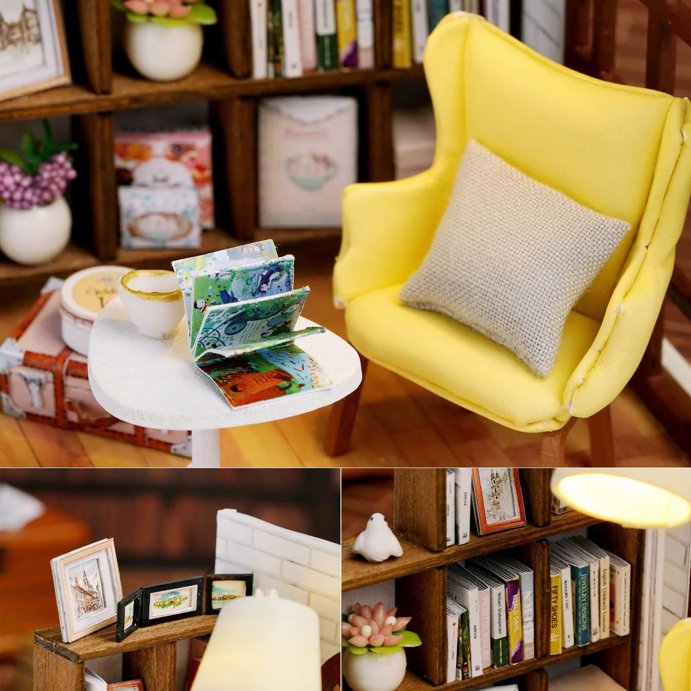 Cuteroom Diy Dollhouse - Corner of Happiness Series Miniature Kit - Leisurely Moment