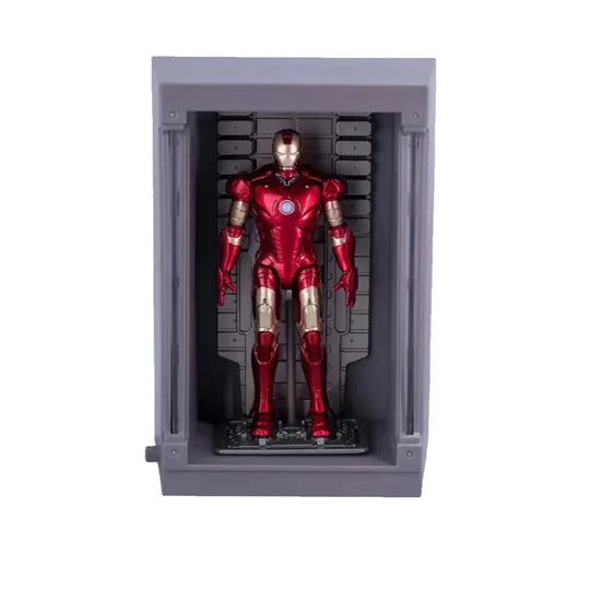 Marvel Studios : The Infinity Saga Mark 3 MK3 4 Inch Scale Iron Man Collection Figures - Light-Up Display Chamber by ZD Toys