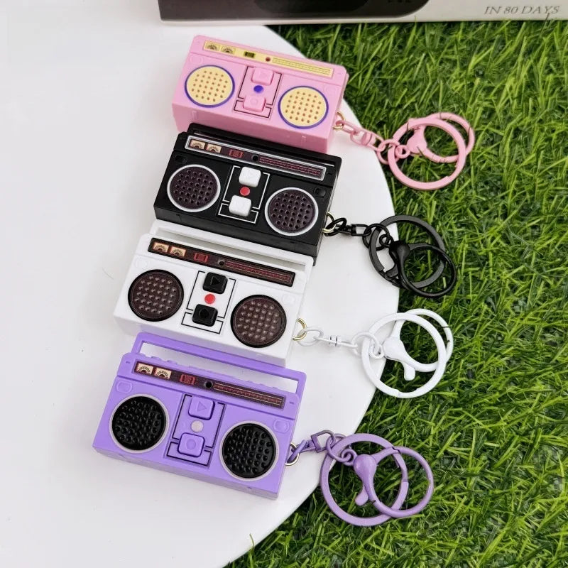 Mini Retro Recorder Keychain