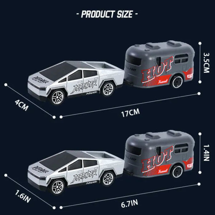 Trasped 1:64 Scale Off-Road Monster Truck Mini R/C Speed Regulating Alloy Model Car (No Cod Allowed On This Product) - Prepaid Orders Only