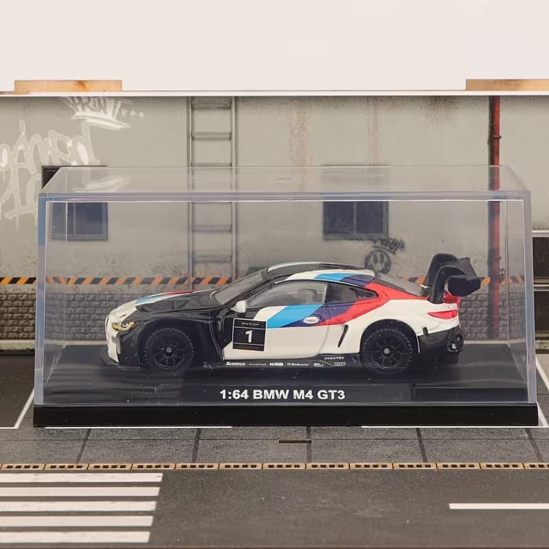 Scale 1 :64 CCA 007 BMW M4 GT3 With Acrylic Case