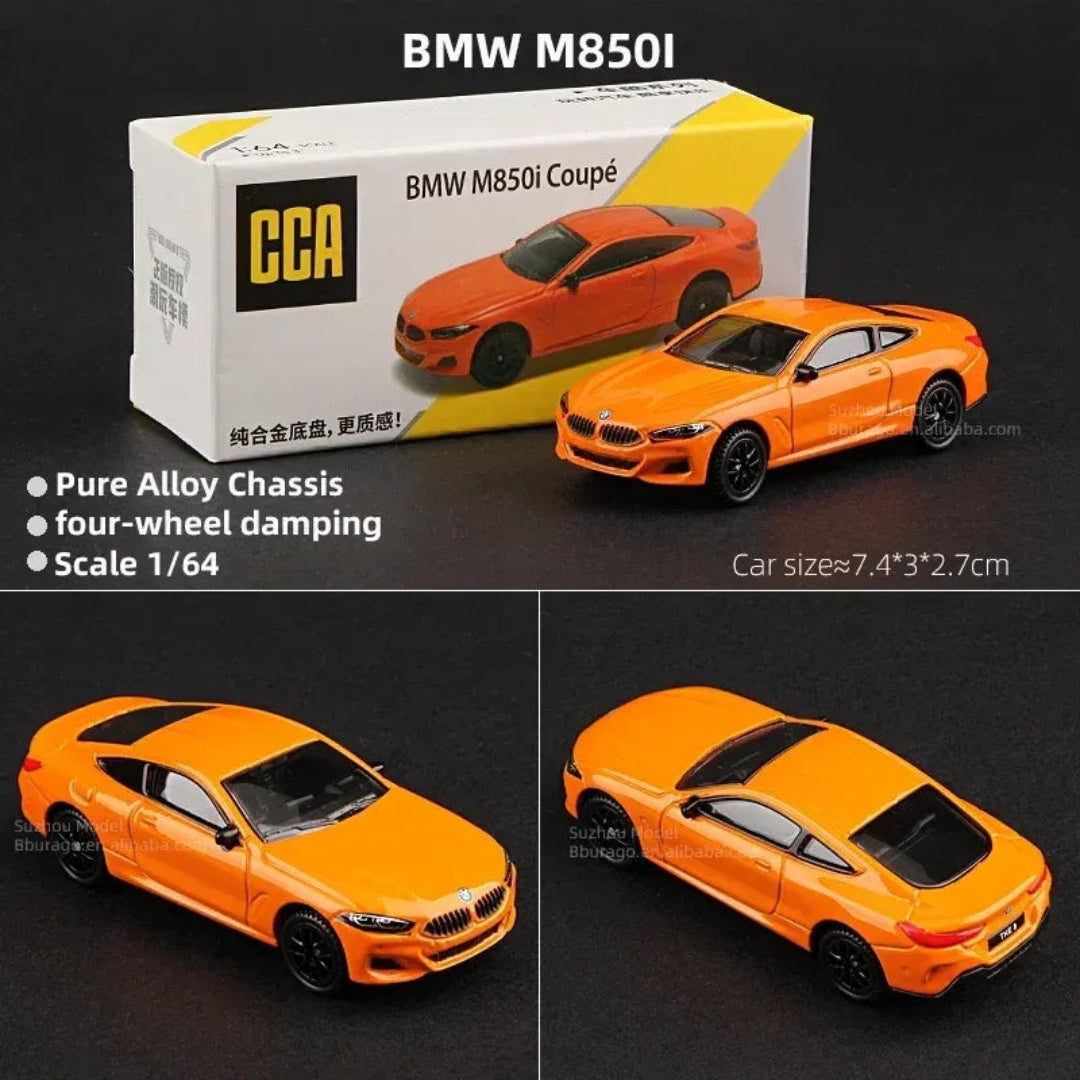 Scale 1 : 64 CCA BMW M850i Coupe Diecast Metal Model Car S09-02