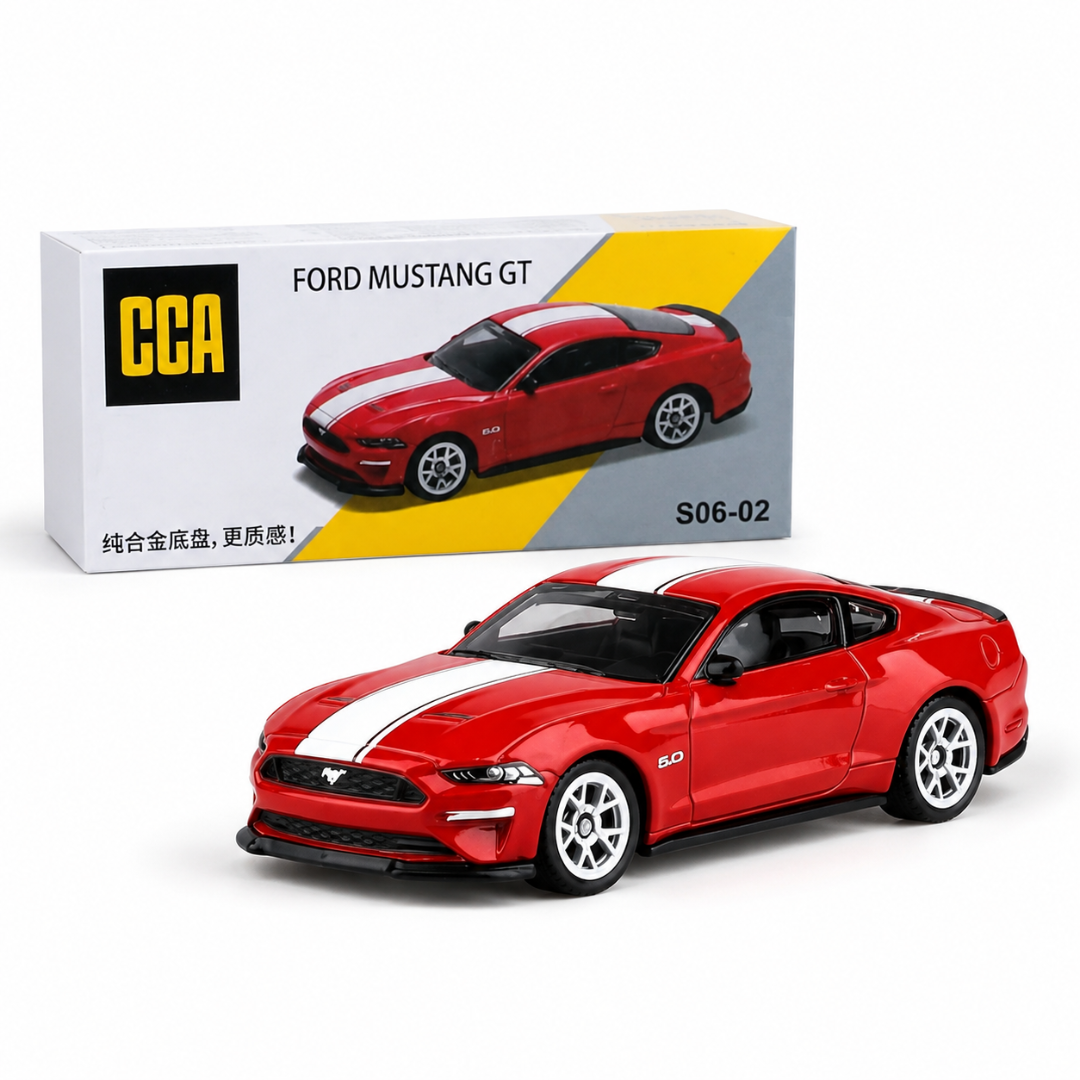 Scale 1 : 64 CCA Ford Mustang GT Diecast Metal Model Car S06-02