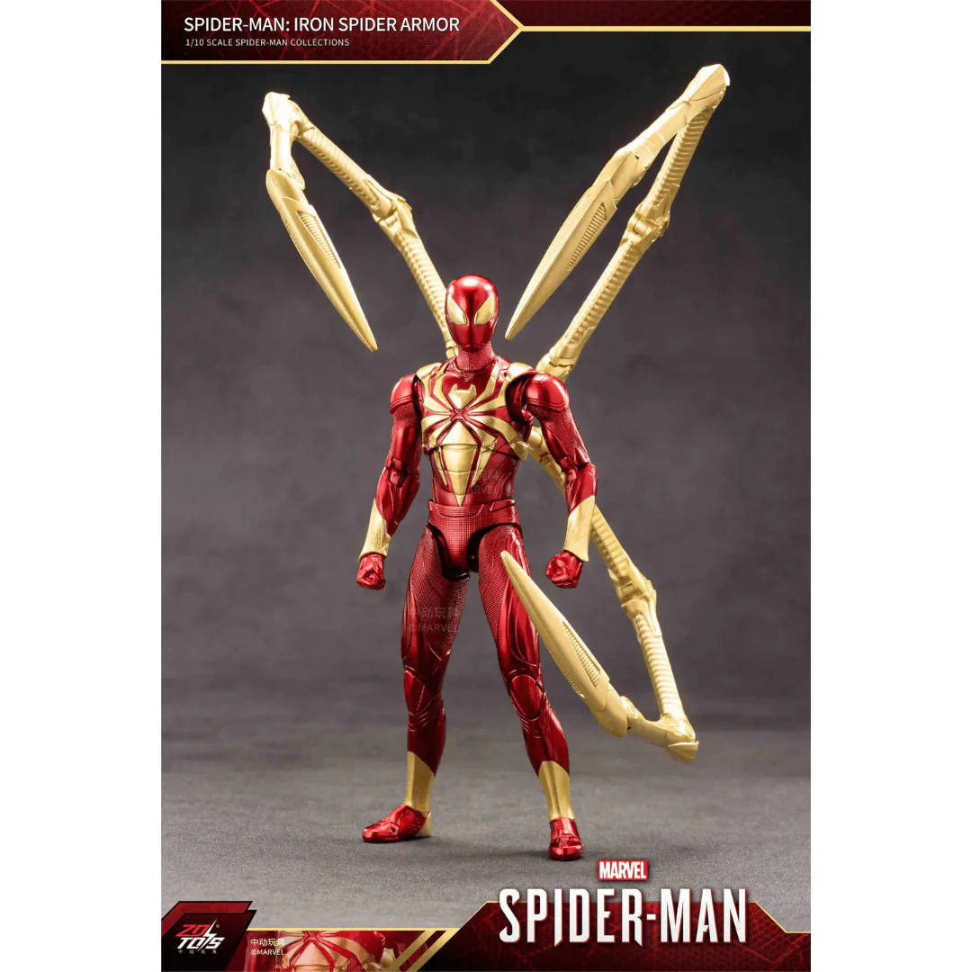 Spider-Man : Iron Spiderman Armor Action Figure By Zd Toys
