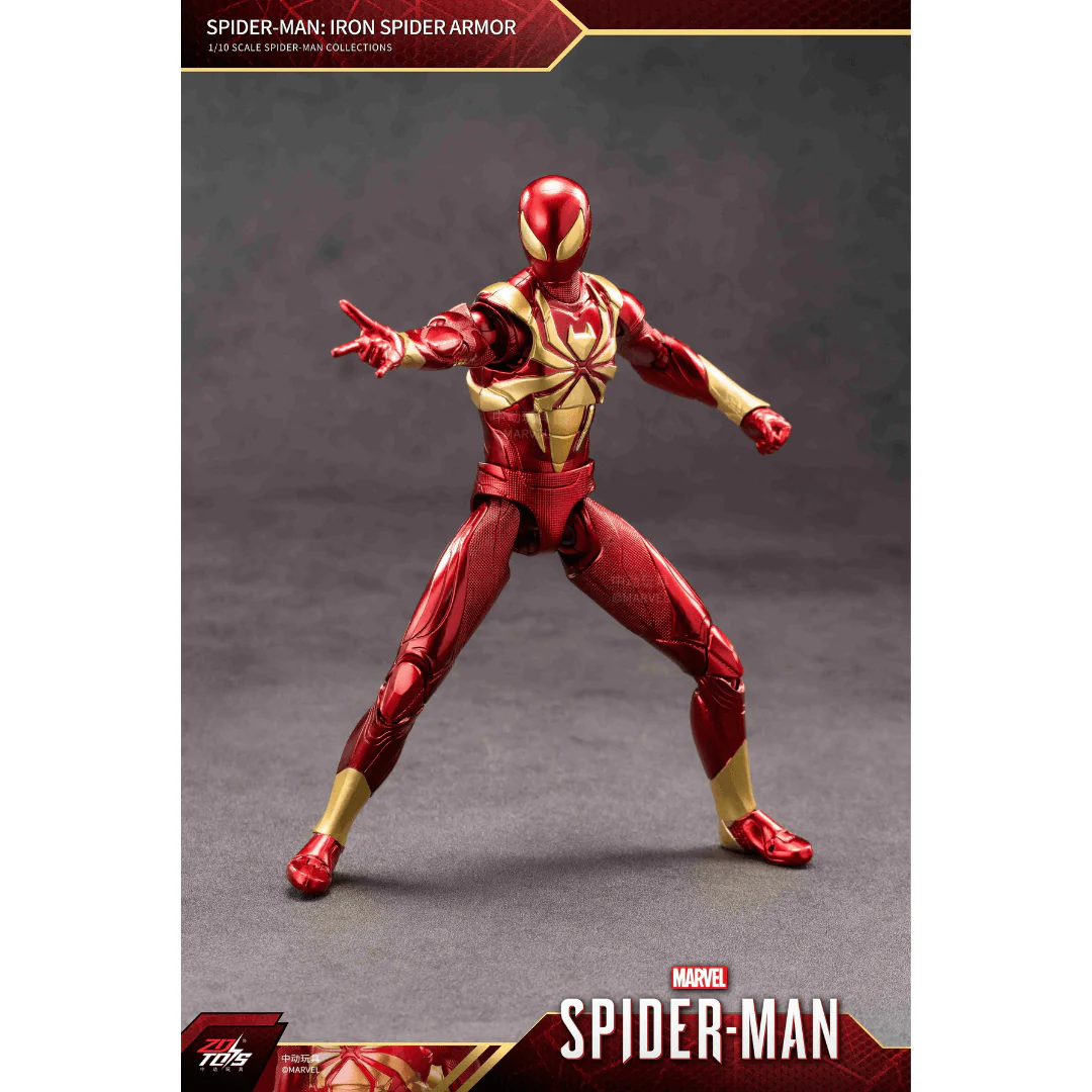 Spider-Man : Iron Spiderman Armor Action Figure By Zd Toys