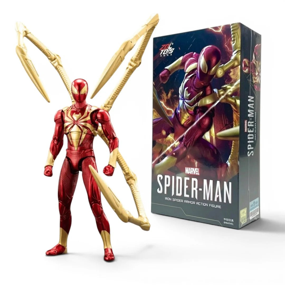 Spider-Man : Iron Spiderman Armor Action Figure By Zd Toys