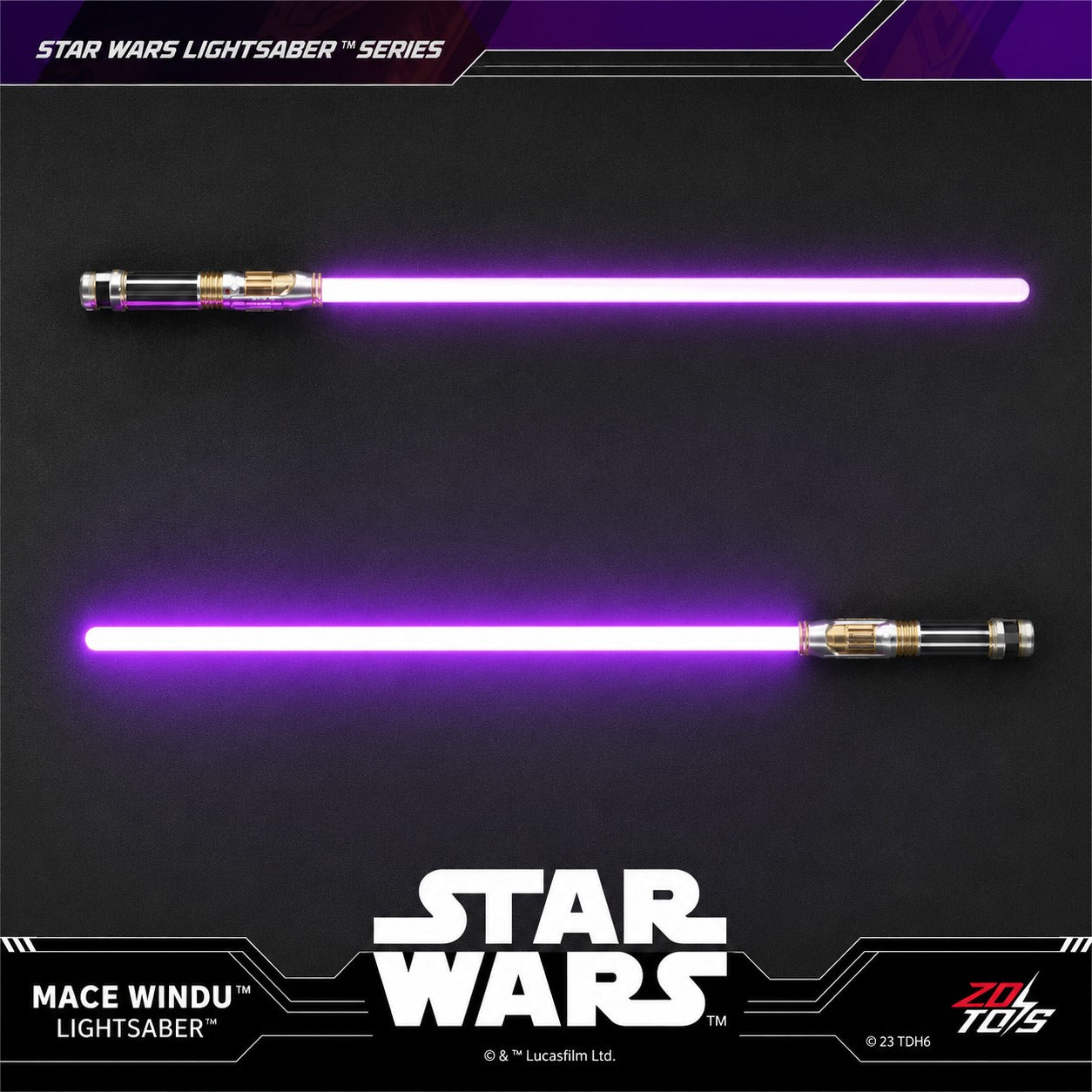 Star Wars Mace Windulight Saber By Zd Toys