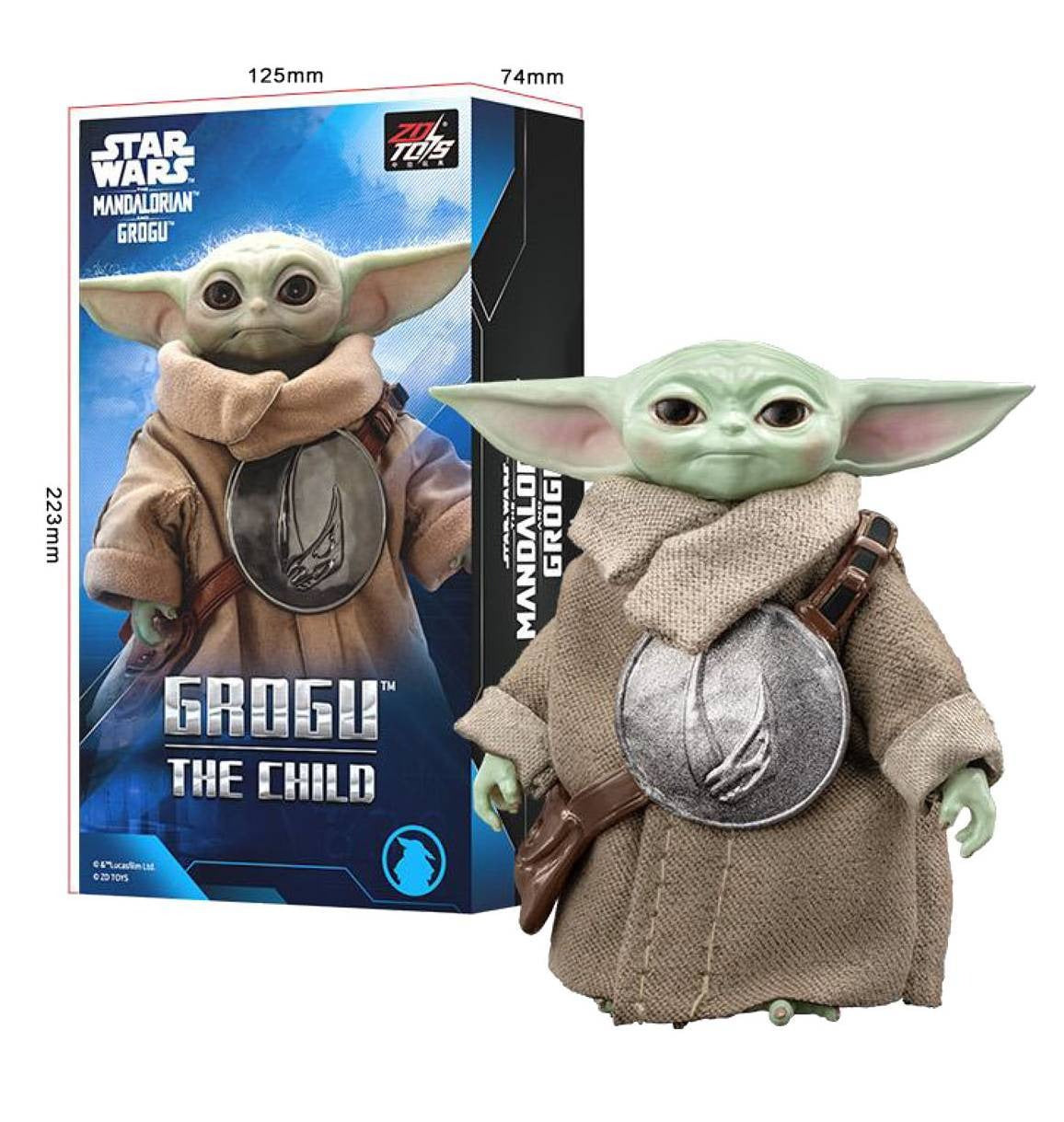 Starwars Grogu Action Figure By Zd Toys