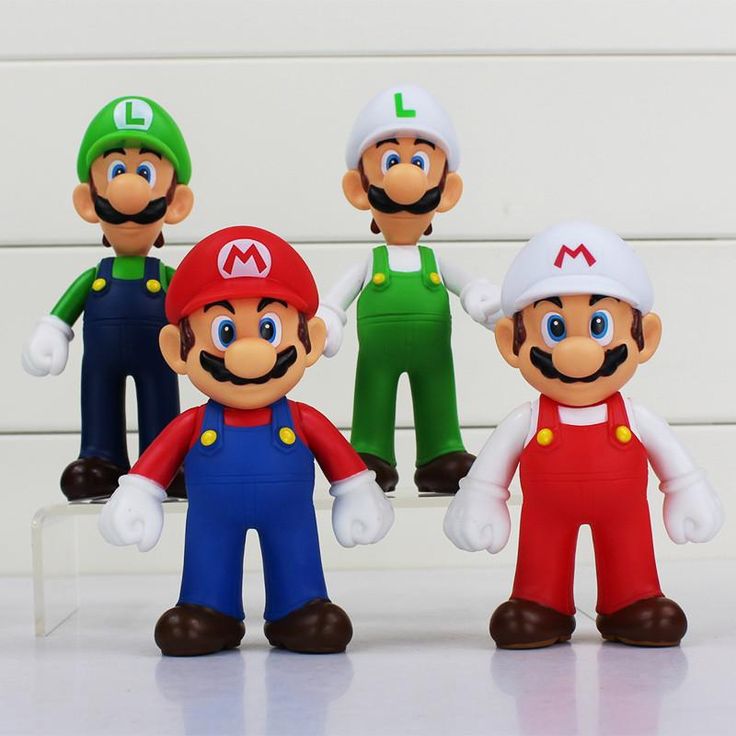 Buy Super Mario Set of 4 Collectables The Peppy Store ThePeppyStore