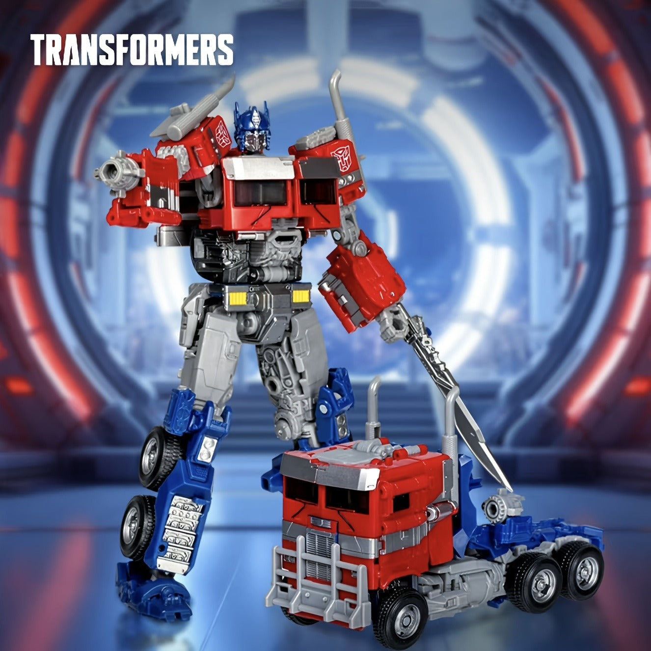 Transformers Series OP-01 Optimus Prime Transforming Robot Action Figure | 2-in-1 Truck to Robot | 18 cm Collectible Toy | Premium Action Figure
