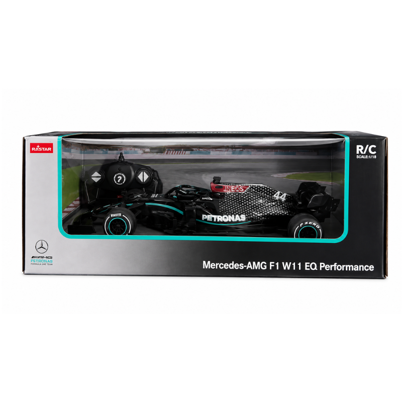 Rastar Scale 1 : 18 2.4GHz Remote Control Car - Mercedes AMG F1 W11 EQ Performance Lewis Hamilton Number 44