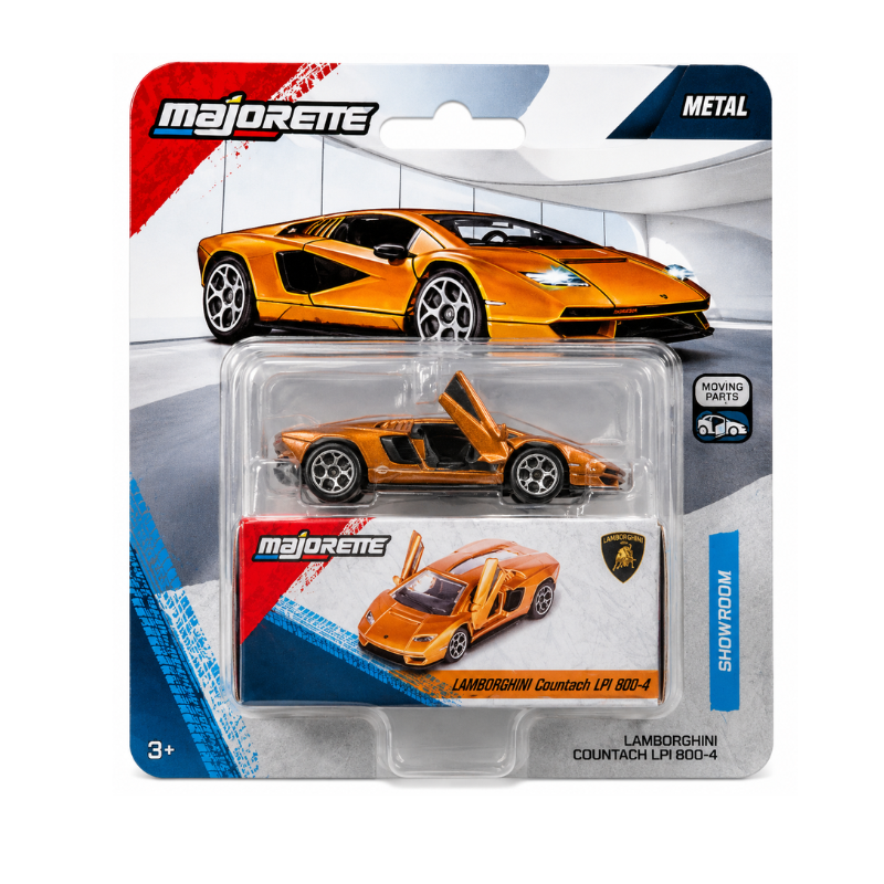 Majorette Lamborghini Countach LPI 800-4 Diecast Model Car | 1:64 Scale | Opening Doors
