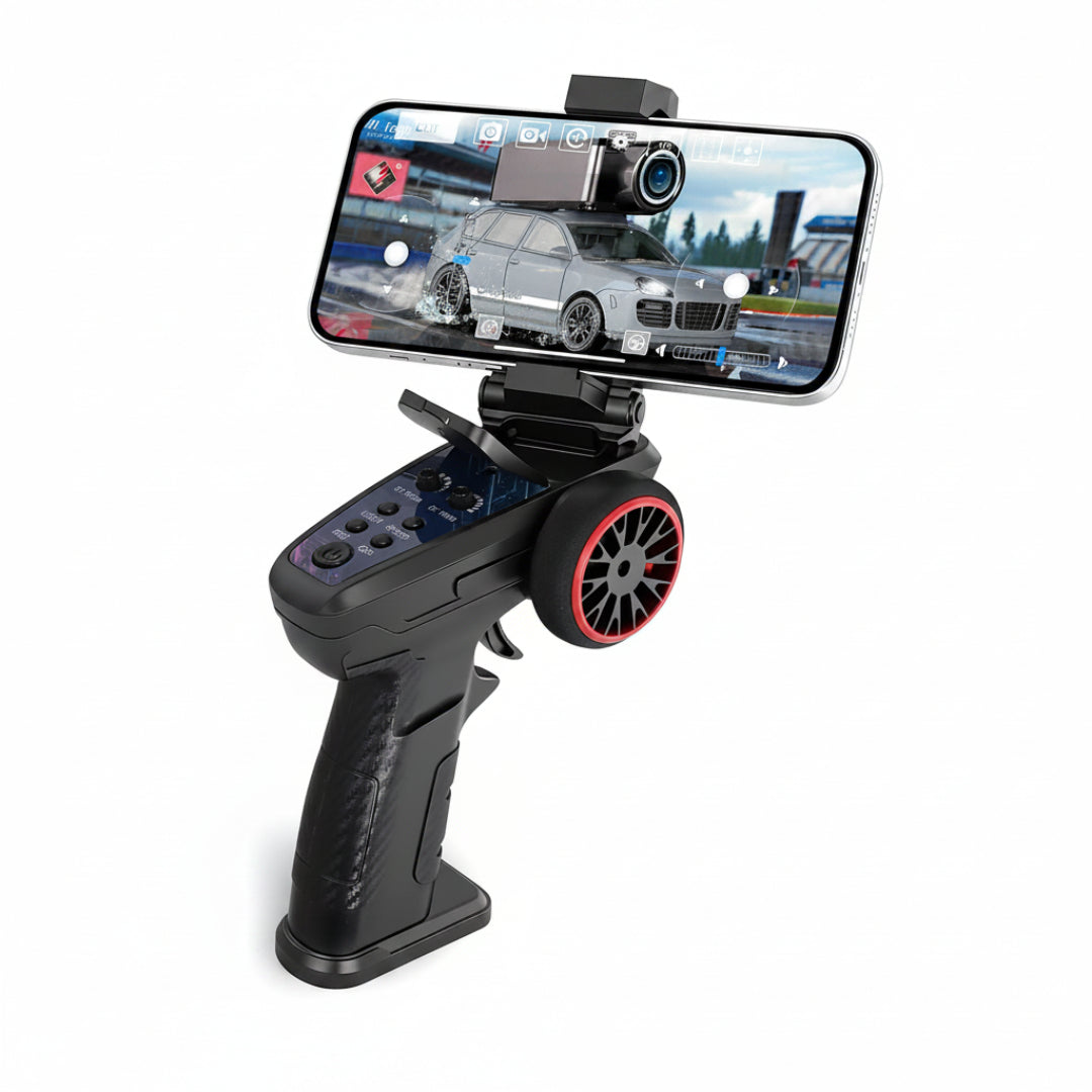 WLtoys 1:64 Mini FPV RC Car with 720P HD WiFi Camera, 2.4GHz Remote & App Control
