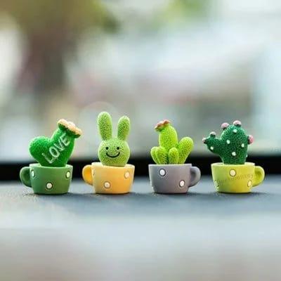 Cactus Desk Accesory - Set of 4Pcs - ThePeppyStore