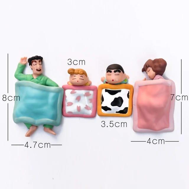 Shinchan Sleeping Figures (Set of 4) - ThePeppyStore