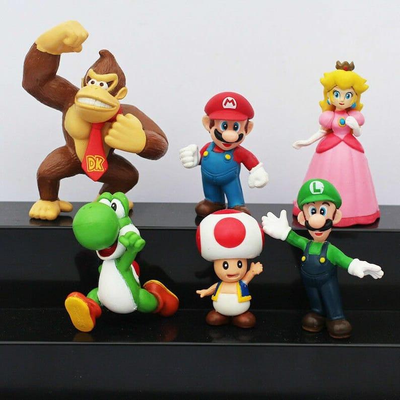 Super Mario Set of 18 Collectables - ThePeppyStore