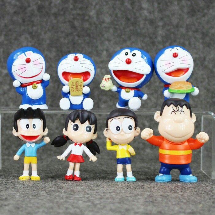 Doraemon Figure Set of 8 - ThePeppyStore