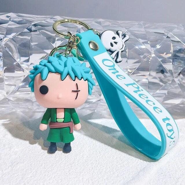 One Piece Character 3D Silicon Keychain with Bagcharm and Strap (Choose From DropDown Menu) - ThePeppyStore