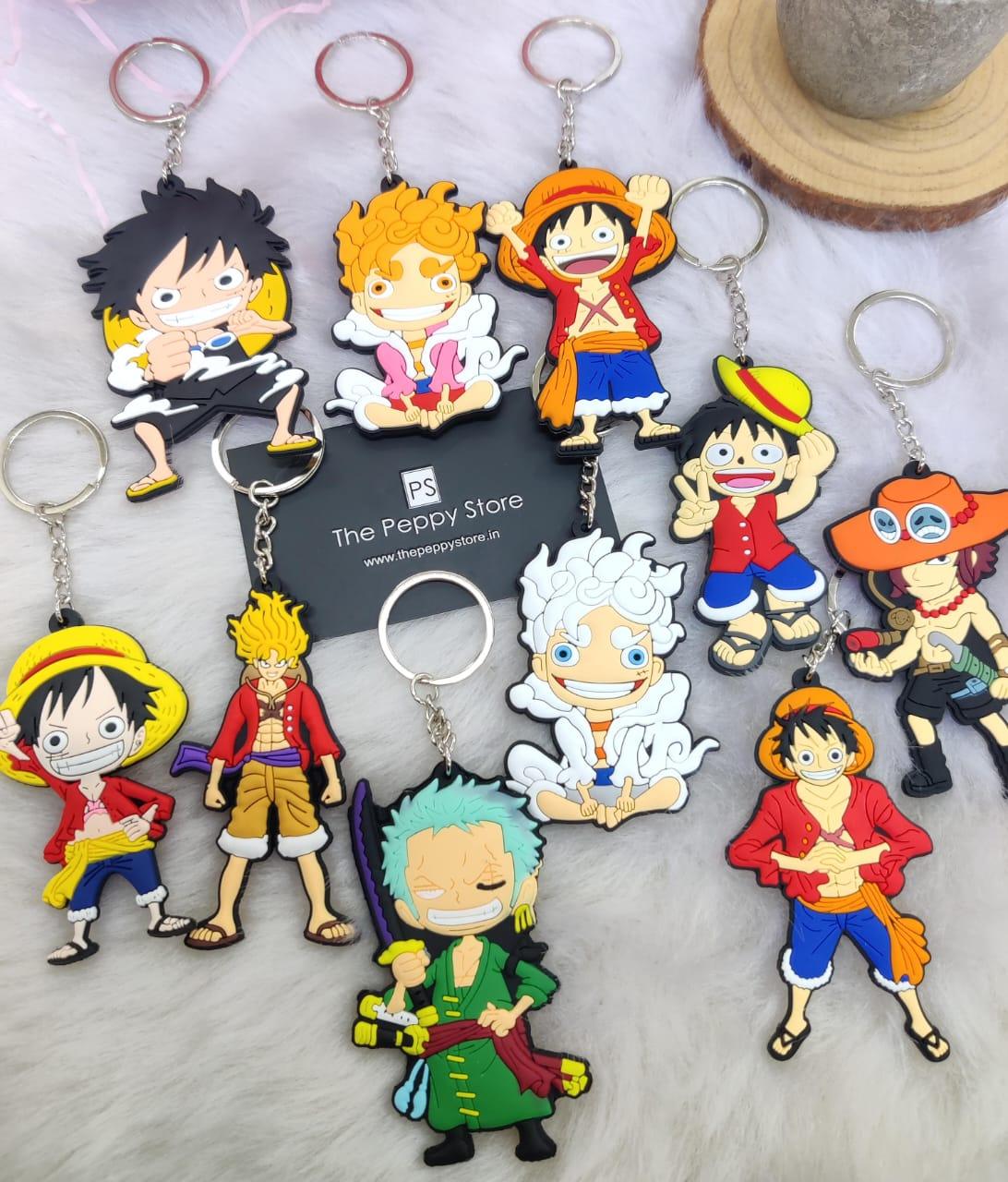 Character 2D Rubber Keychain (Choose From DropDown Menu)