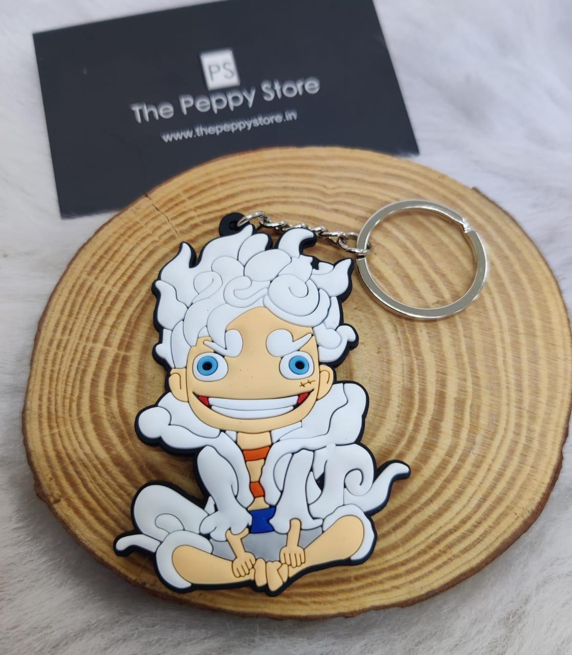 One Piece Character 2D Rubber Keychain (Choose From DropDown Menu) - ThePeppyStore