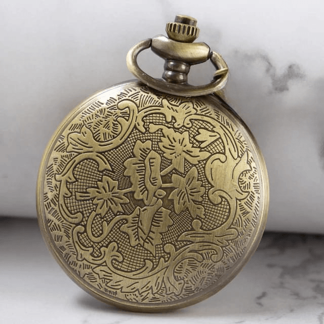Vintage Antique Pocket Watch Keychain - ThePeppyStore