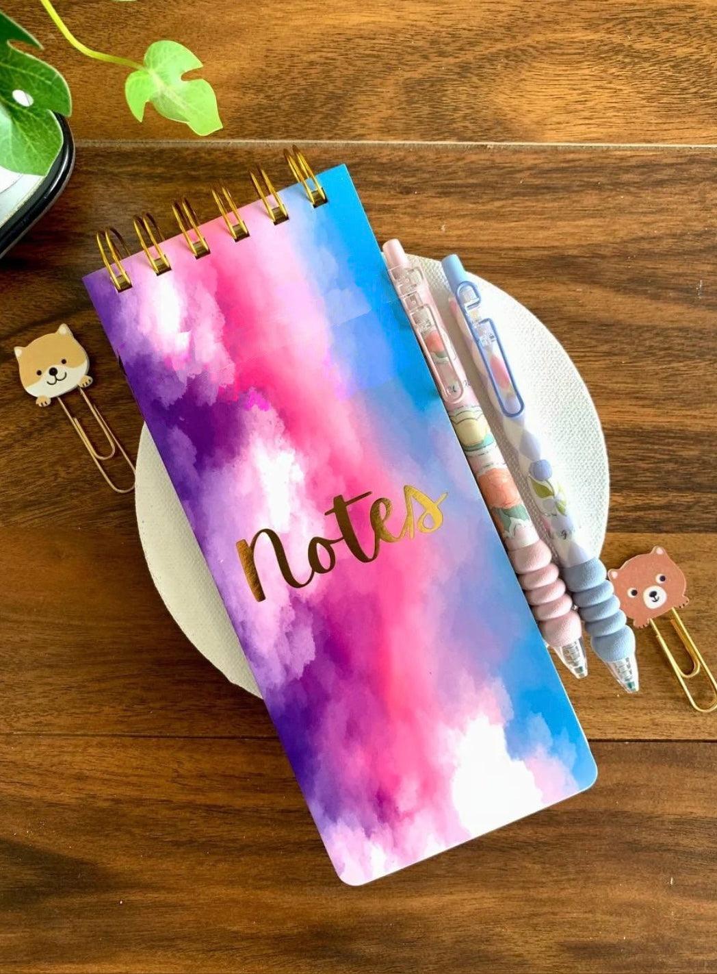 Aesthetic Spiral Hardbound To Do Memo Pad (Select From Drop Down) - ThePeppyStore