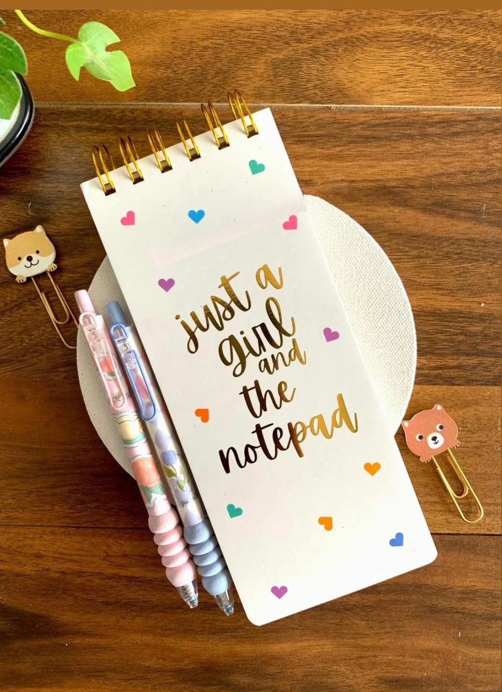 Aesthetic Spiral Hardbound To Do Memo Pad (Select From Drop Down) - ThePeppyStore