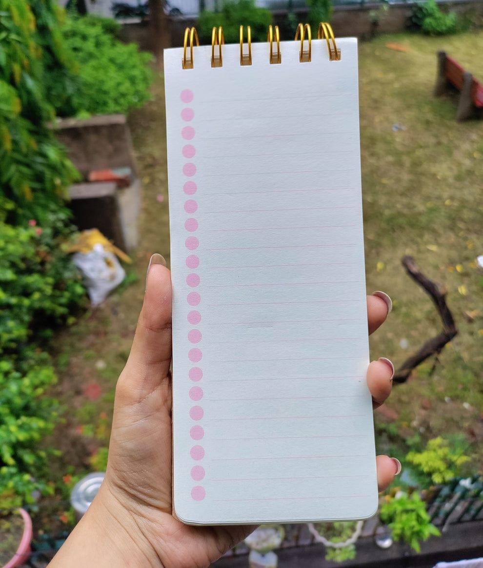 Aesthetic Spiral Hardbound To Do Memo Pad (Select From Drop Down) - ThePeppyStore
