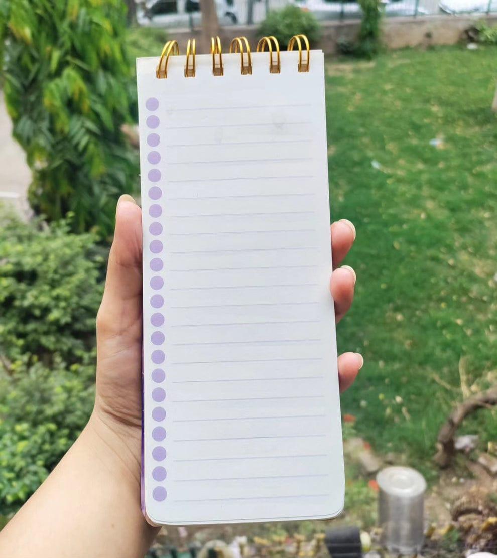 Aesthetic Spiral Hardbound To Do Memo Pad (Select From Drop Down) - ThePeppyStore
