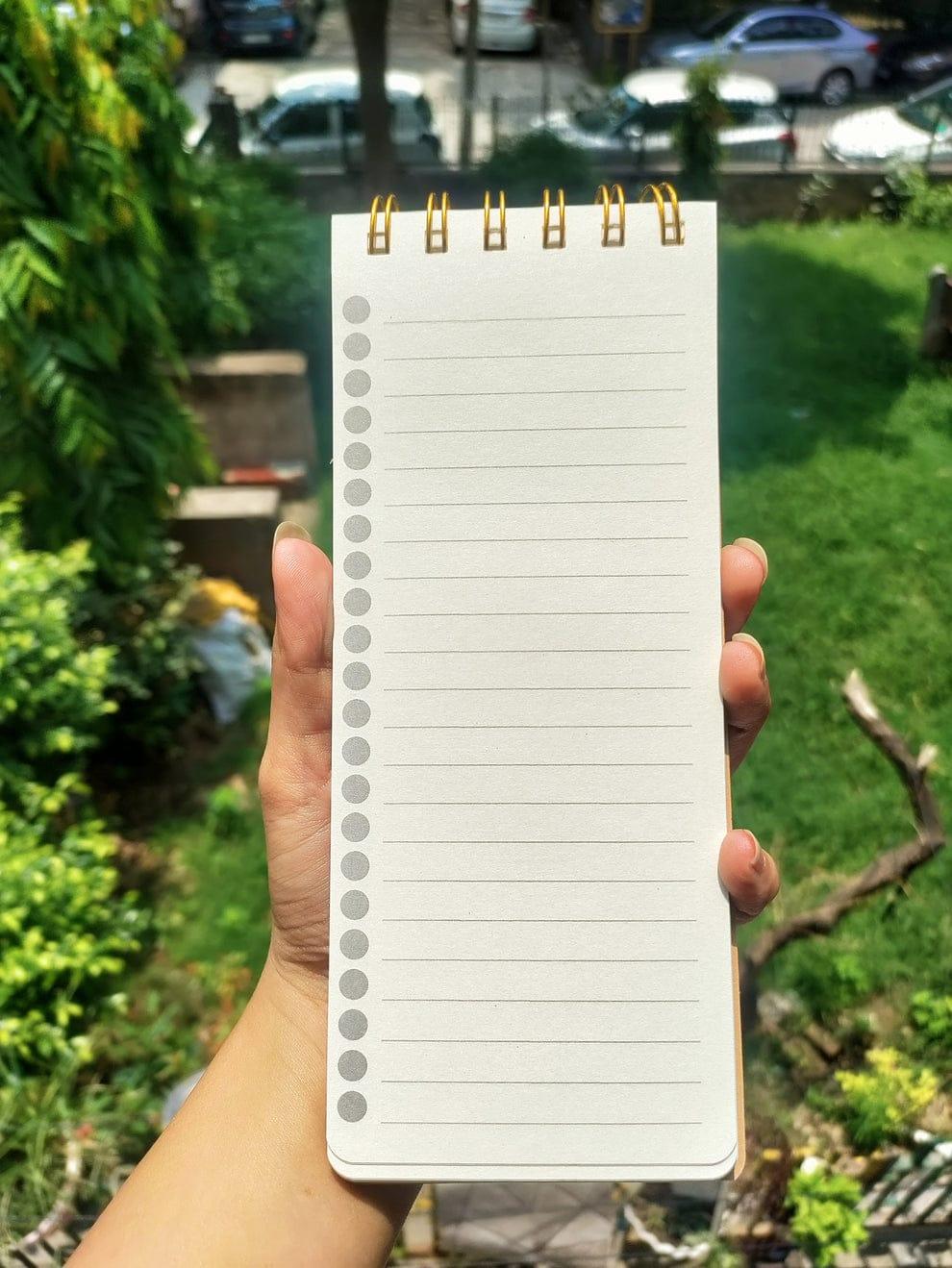 Aesthetic Spiral Hardbound To Do Memo Pad (Select From Drop Down) - ThePeppyStore